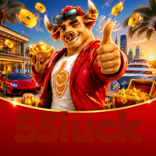 55luck Download Speed Test Logo - Teste de Velocidade Certificado